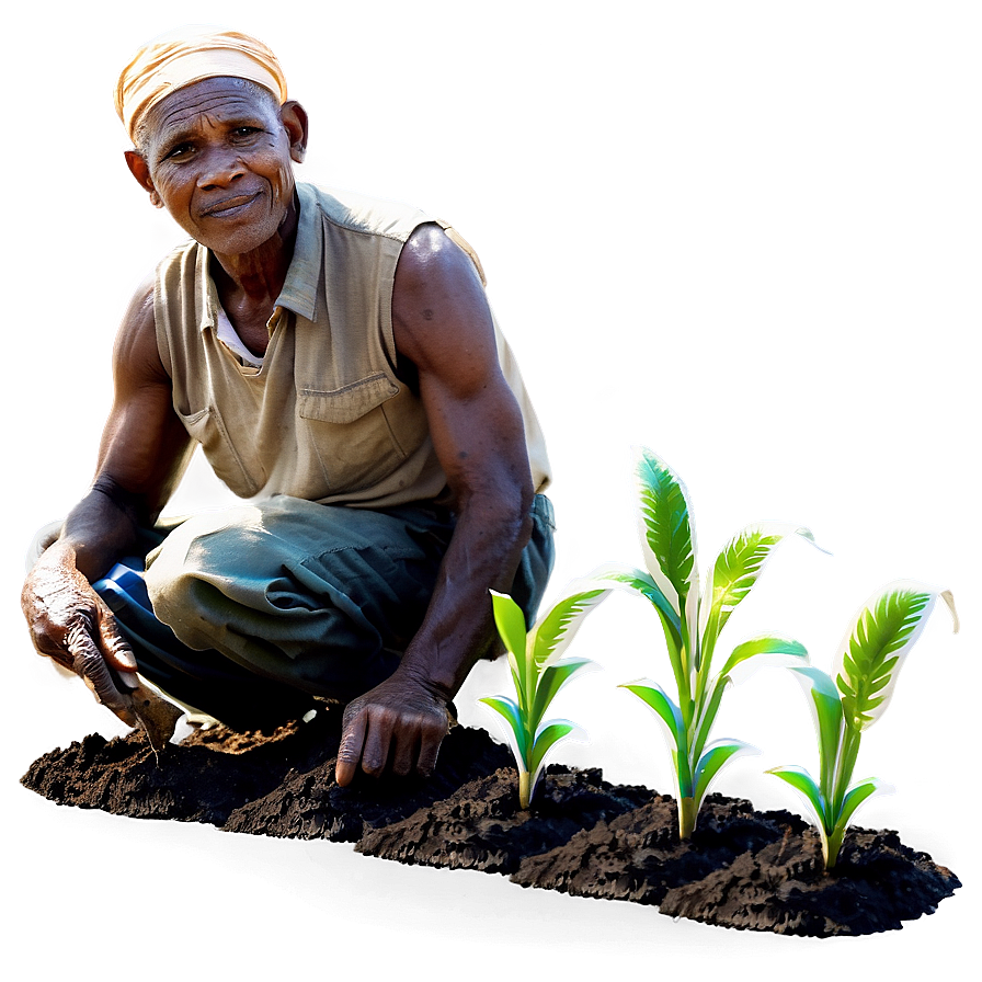 Farmer Planting Seeds Png Bwb