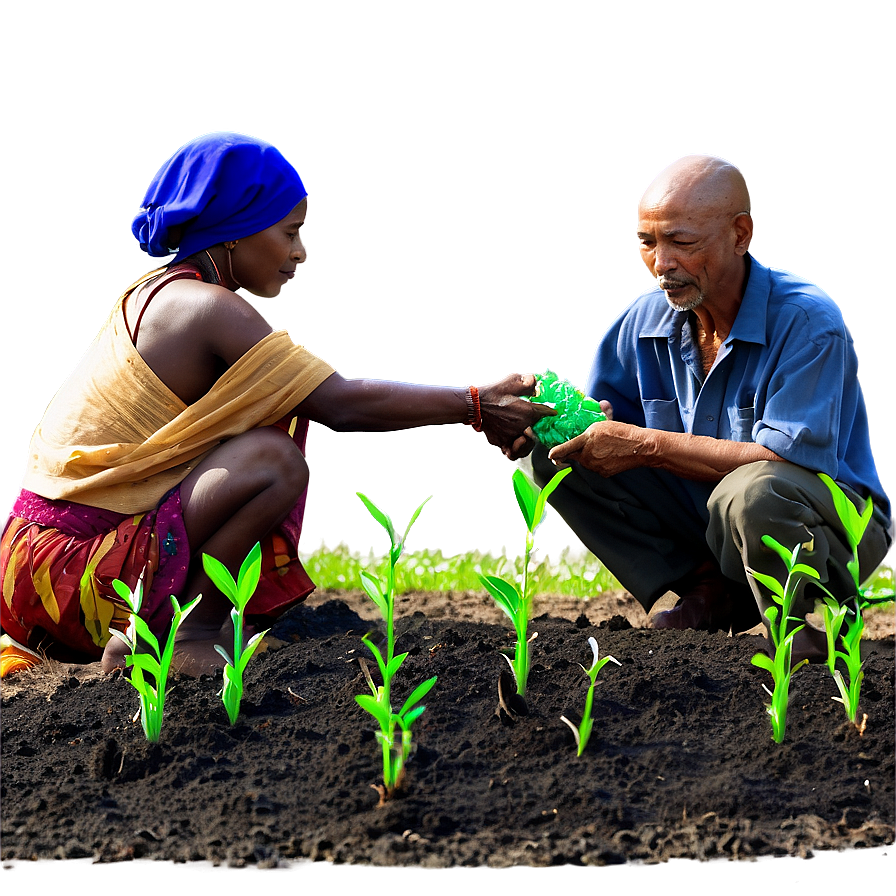 Farmer Planting Seeds Png Odr