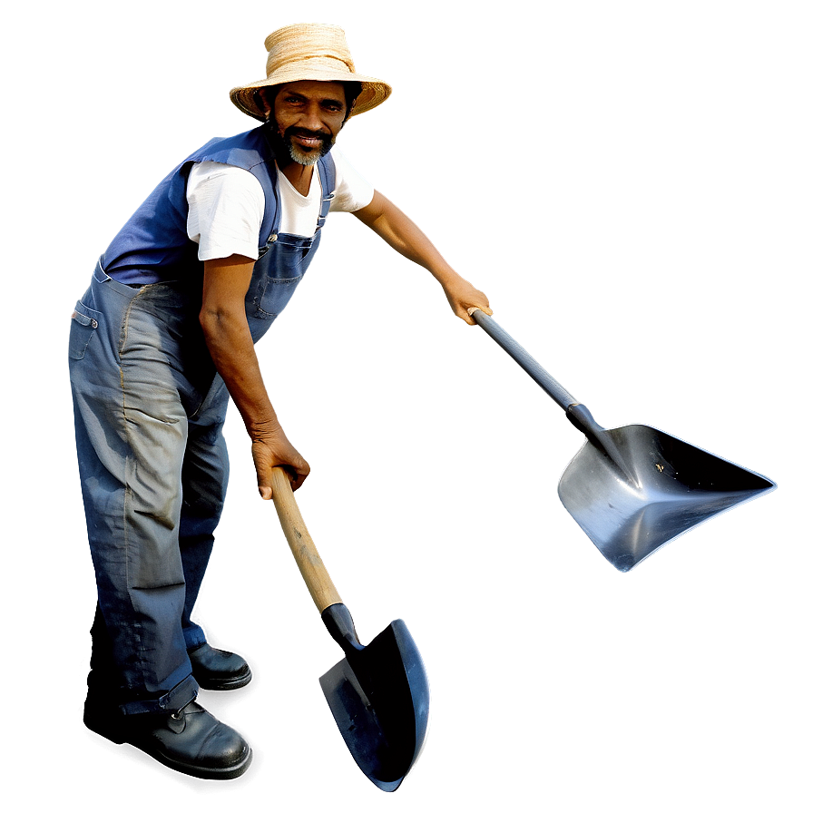 Farmer With Shovel Png 32