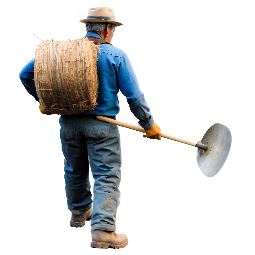 Farmer With Shovel Png 43