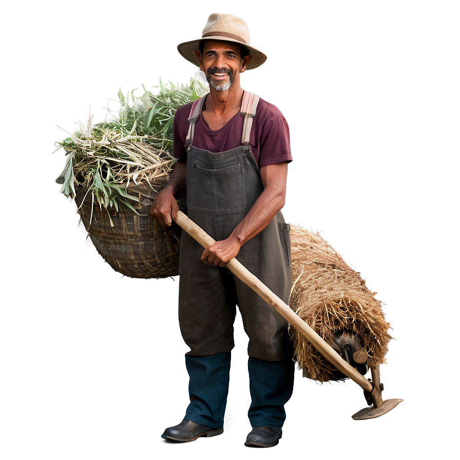 Farmer With Wheelbarrow Png 45