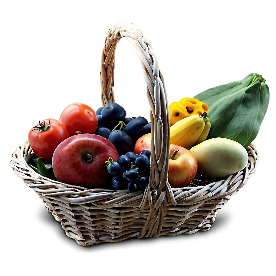 Farmers Market Basket Png 91