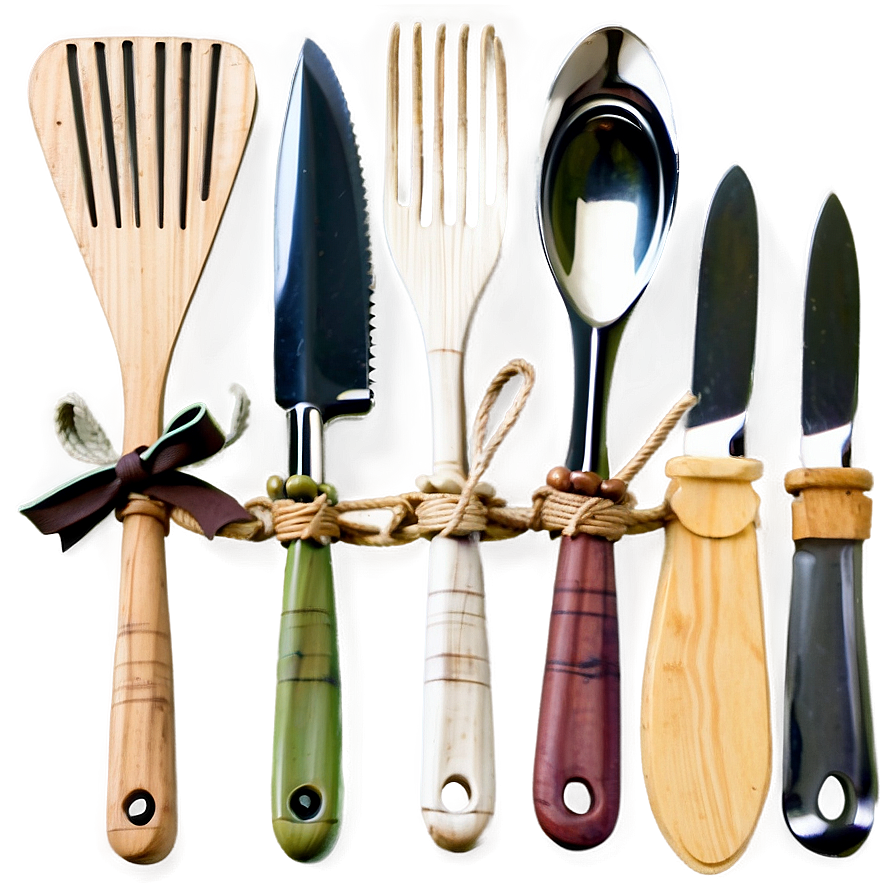 Farmhouse Chic Utensils Png 06212024