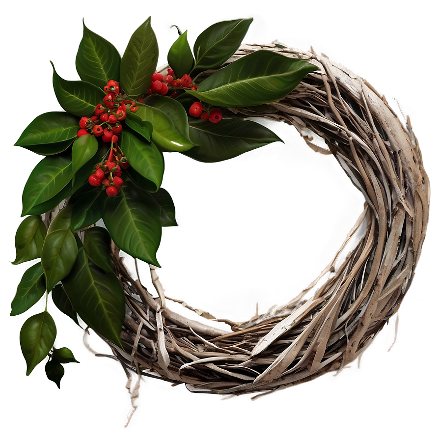 Farmhouse Style Wreath Png 14