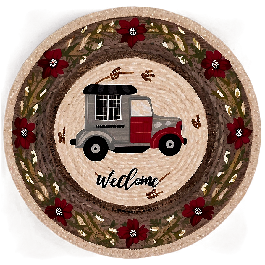 Farmhouse Welcome Rug Png Jqy