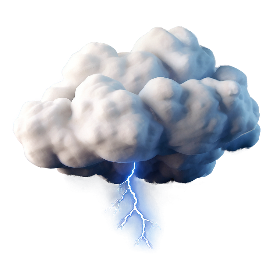 Fart Cloud With Lightning Png 06212024