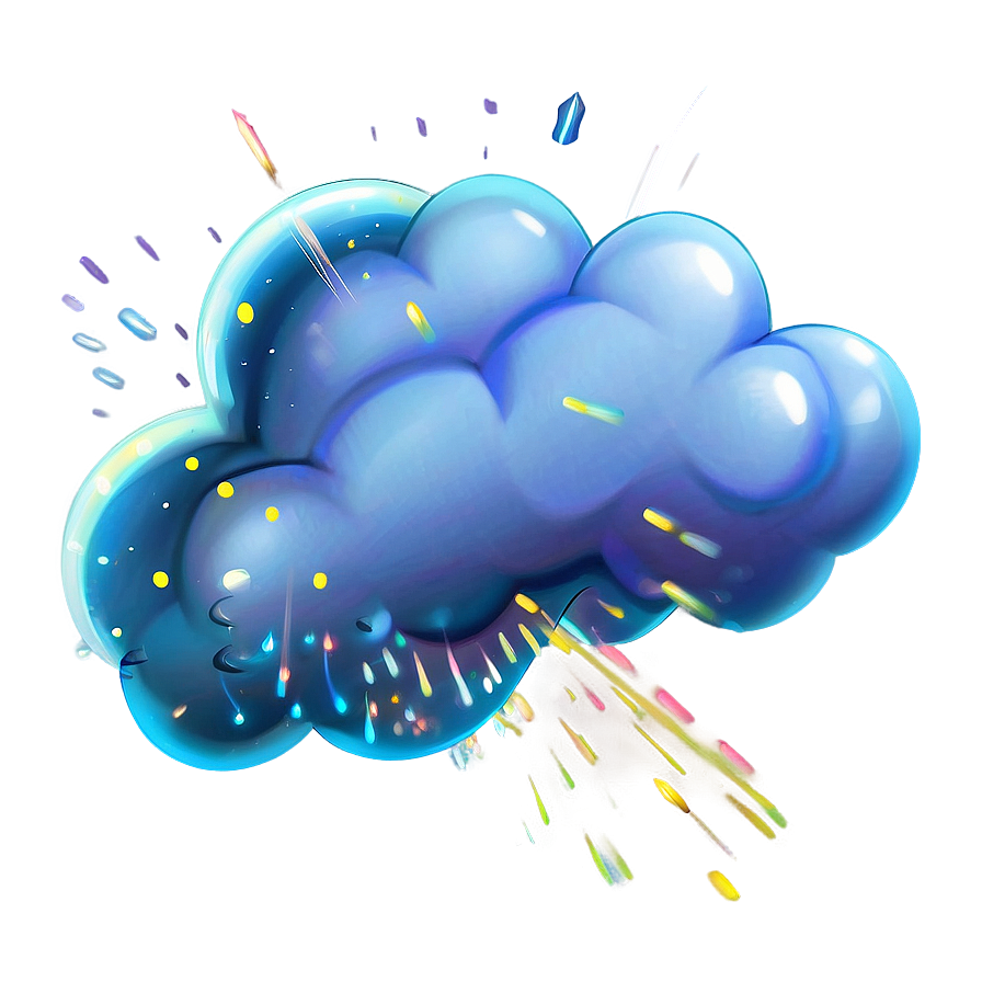 Fart Cloud With Sparkles Png 06212024