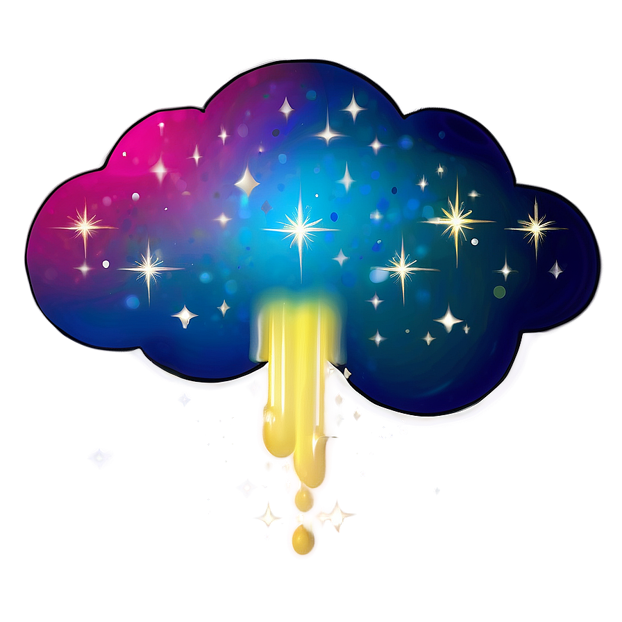 Fart Cloud With Sparkles Png 30