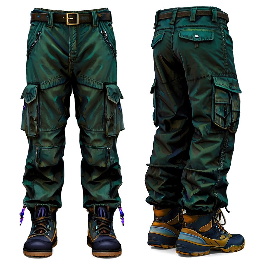 Fashion Cargo Pants Png 4