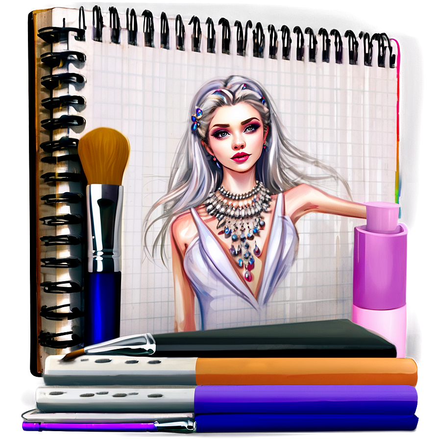 Fashion Designer Sketchbook Png 66