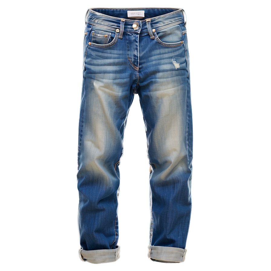 Fashion Folded Jeans Png 06272024