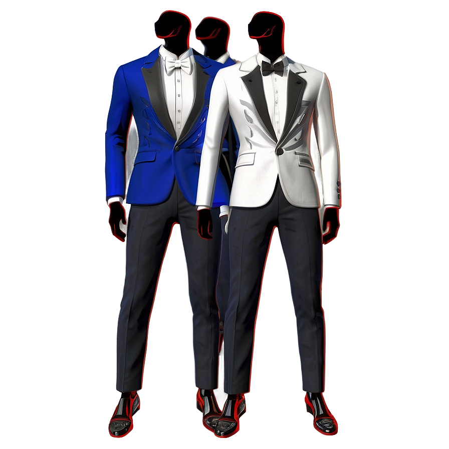 Fashion-forward Tuxedo Look Png 05242024