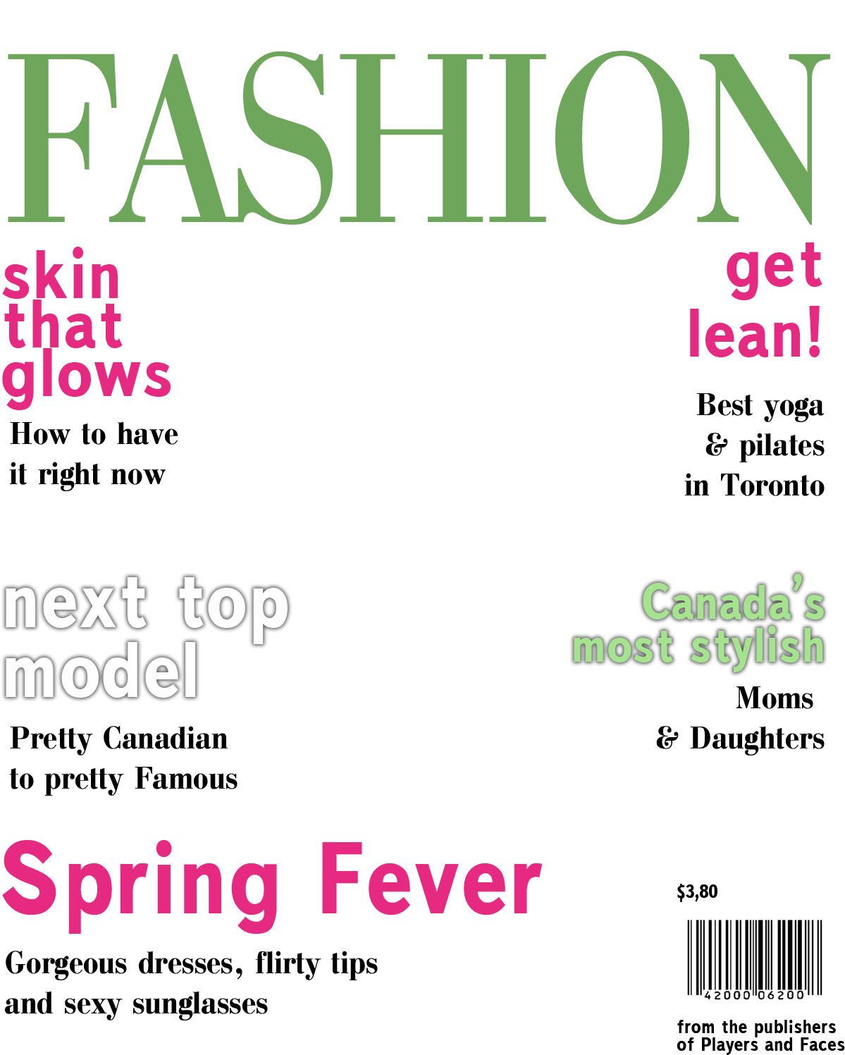 Fashion Magazine Spring Fever Cover