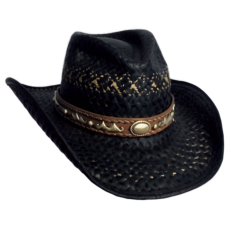 Fashionable Black Cowboy Hat Png 62