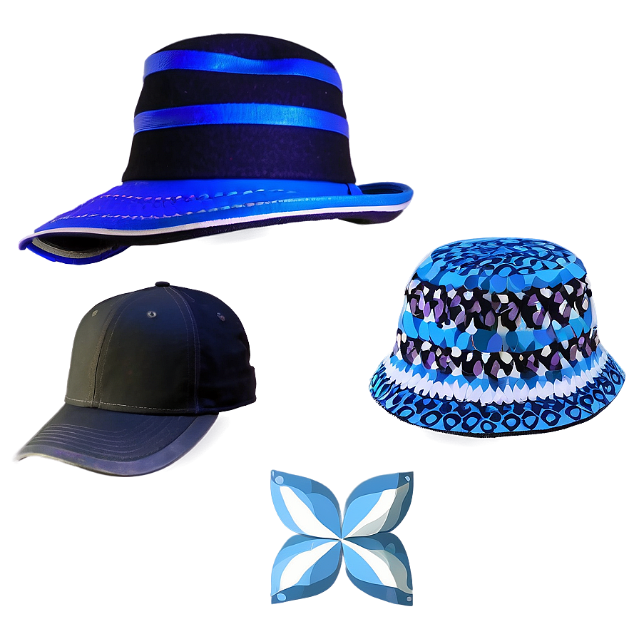 Fashionable Hats And Caps Png 06112024