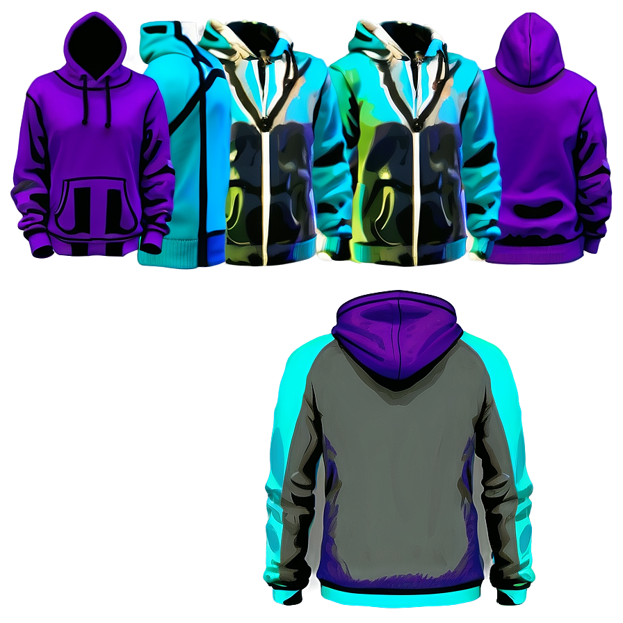 Fashionable Purple Hoodie Image Png Uyh34