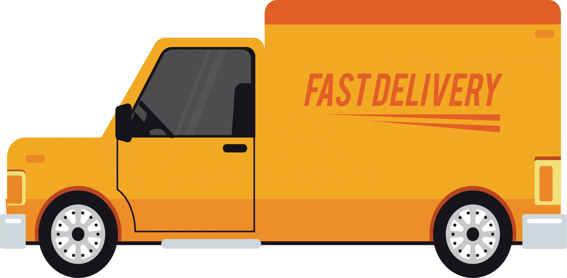 Fast Delivery Van Graphic