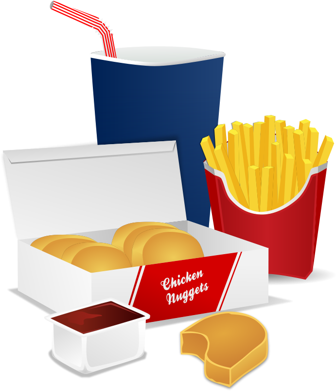 Fast Food Combo Illustration