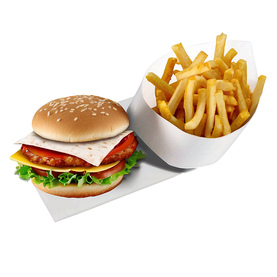 Fast Food Combo Png 05232024