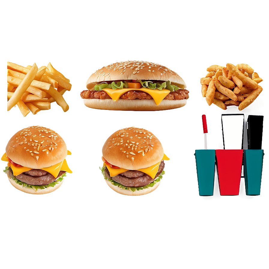 Fast Food Combo Png Rfb