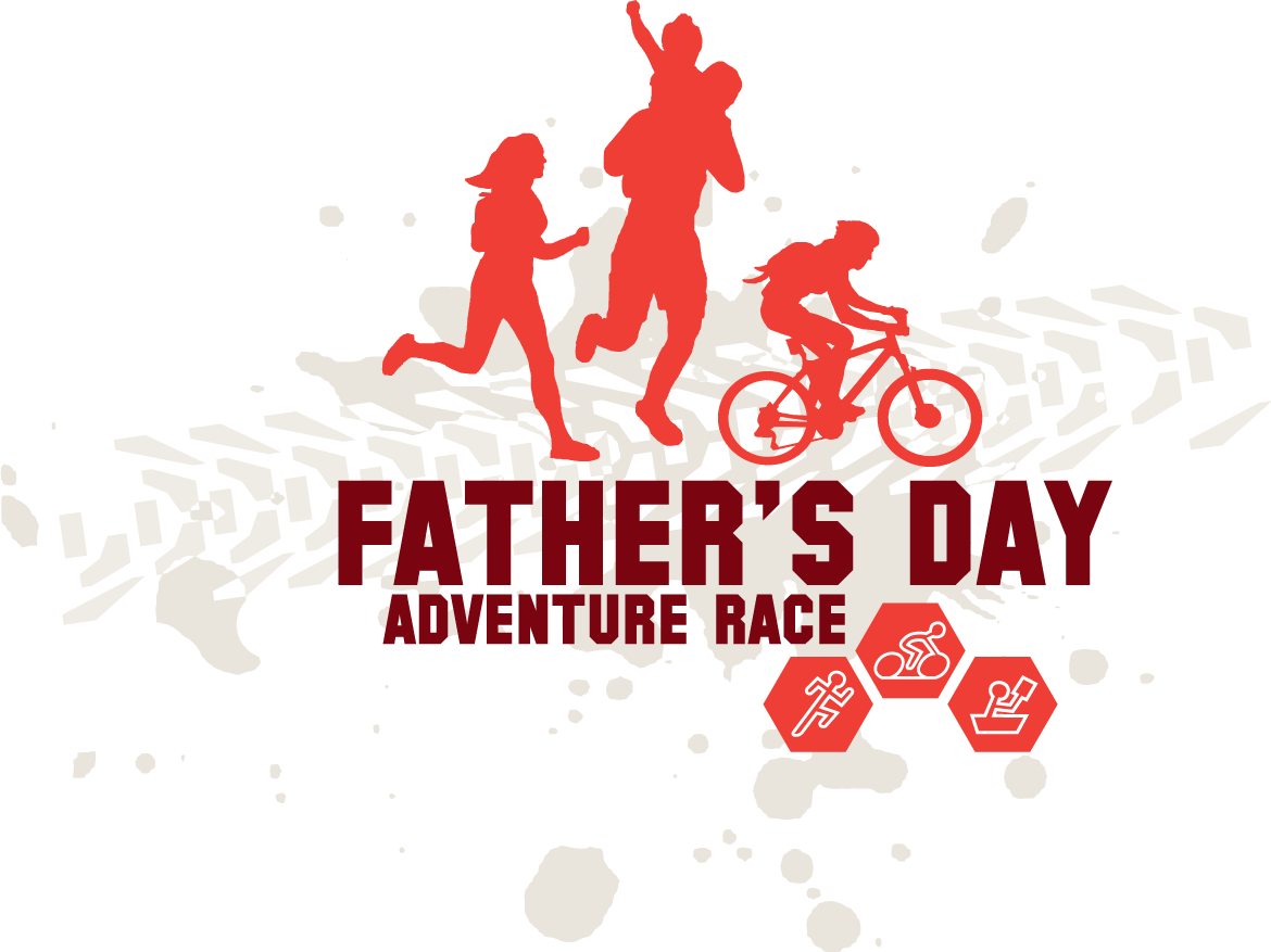 Fathers Day Adventure Race Graphic