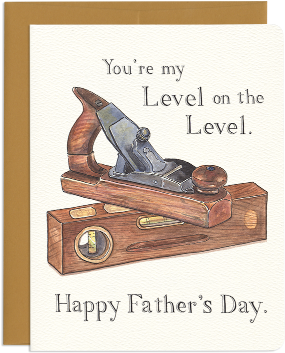 Fathers Day Card Carpentry Tools