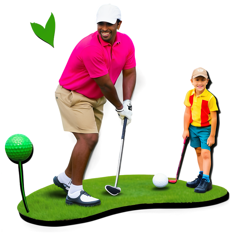 Fathers Day Golf Theme Png 05212024