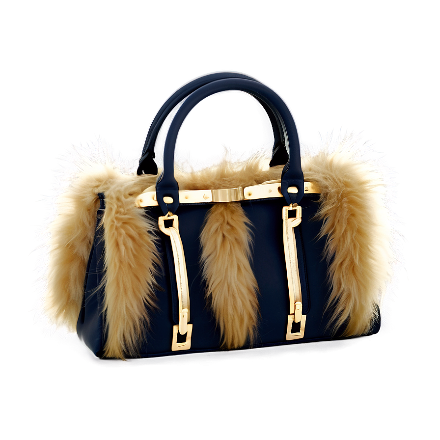 Faux Fur Handbag Png Xmm52