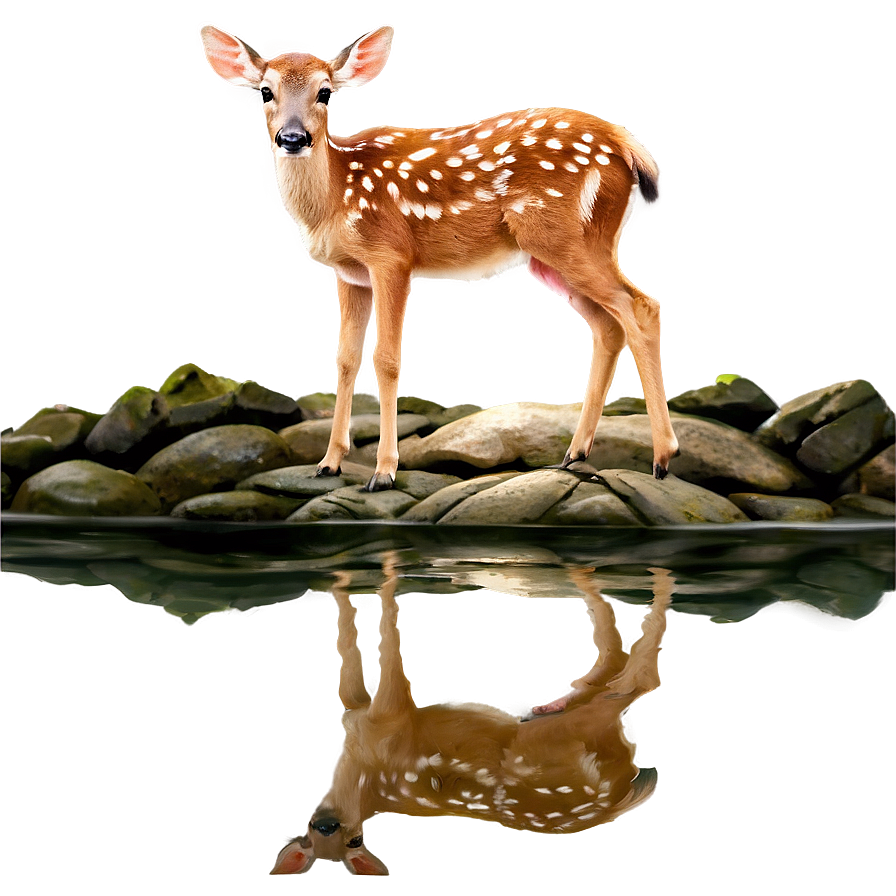 Fawn By River Png Wvq