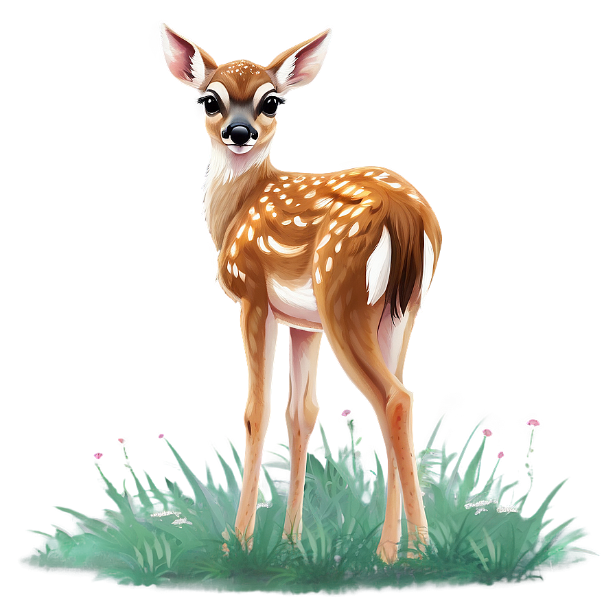 Fawn In Forest Png 7