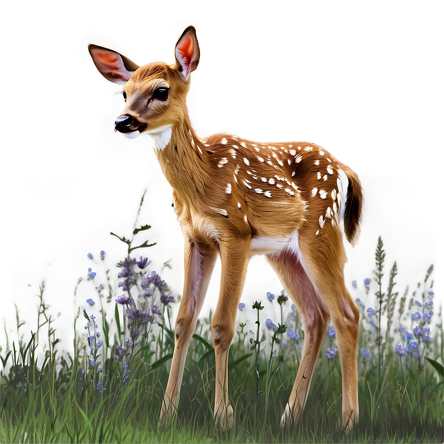 Fawn In Meadows Png 29