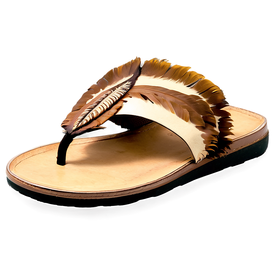 Feather Sandals Exotic Png 06262024