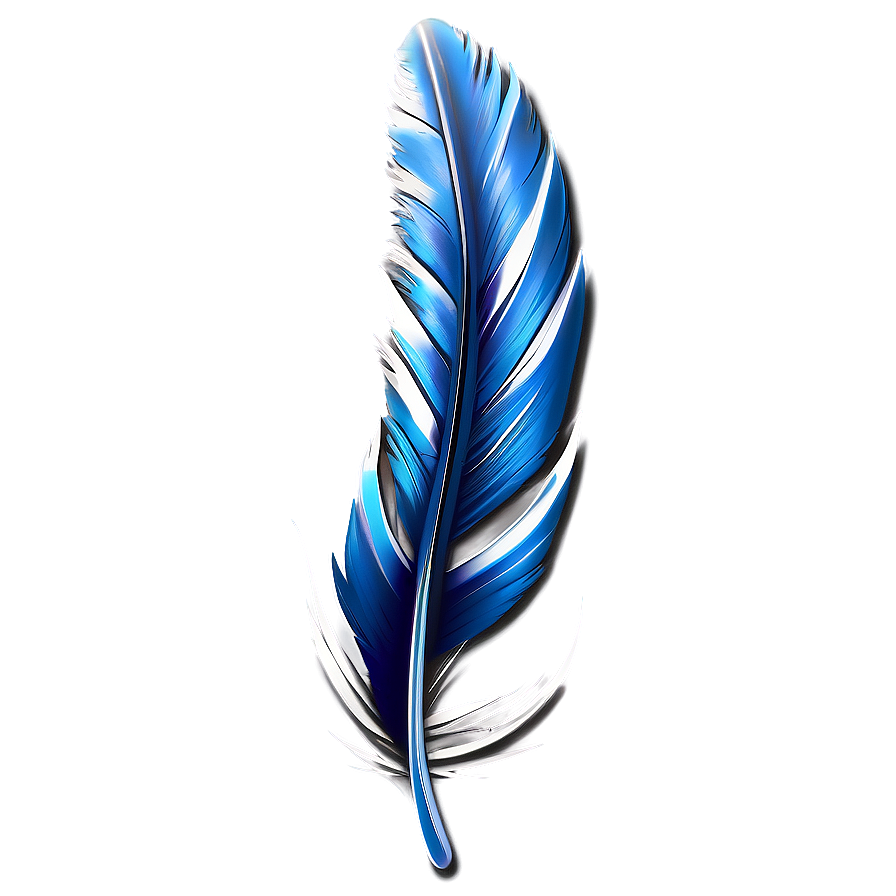 Feather With Sparkles Png 05042024