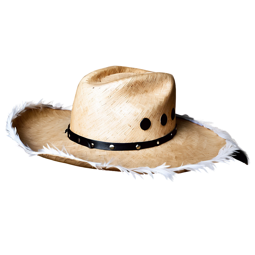 Feathered Cowgirl Hat Png 1