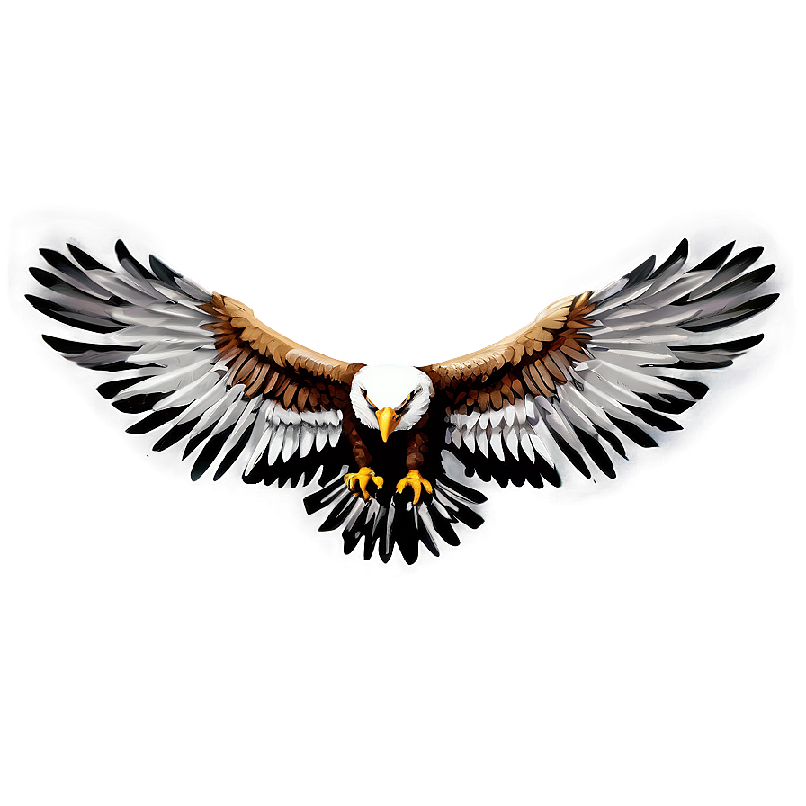 Feathered Eagle Wings Graphic Png 06262024