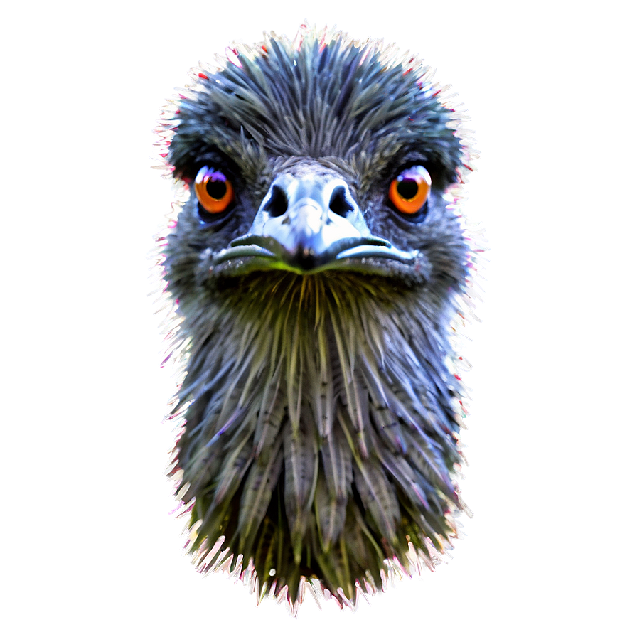 Feathered Emu Png 06252024