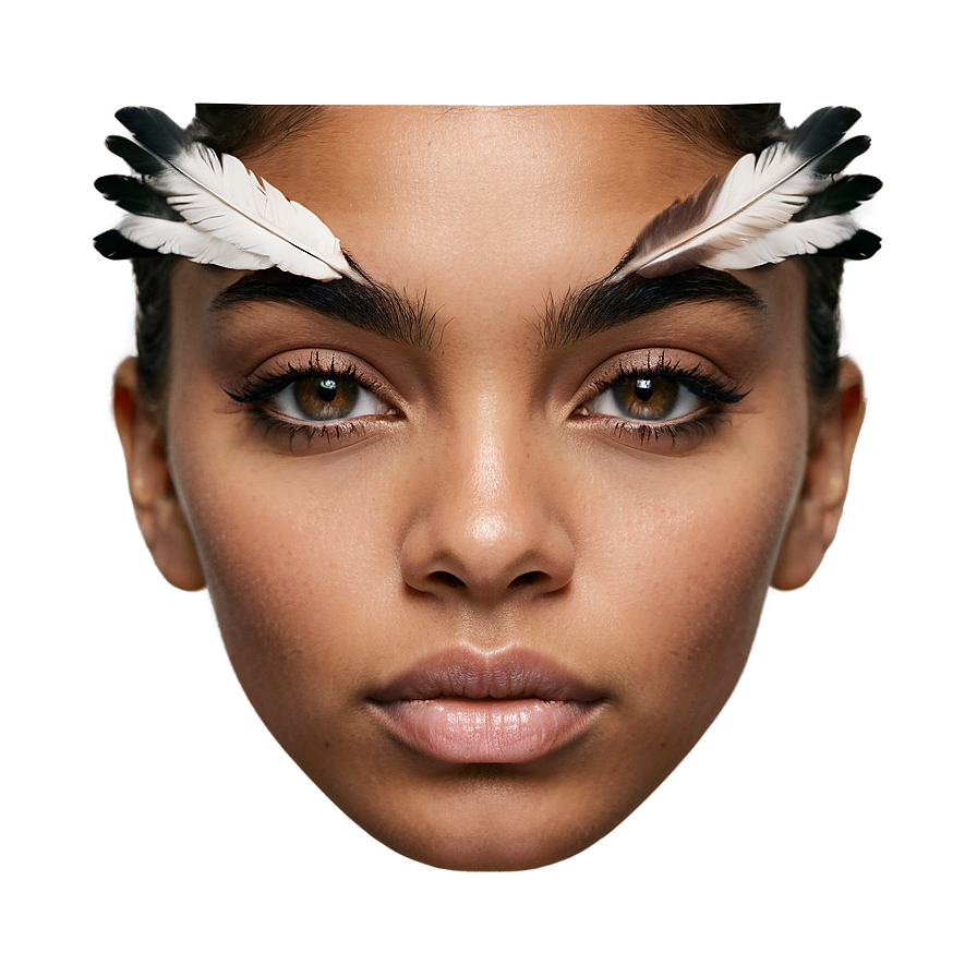 Feathered Eyebrow Trend Png 05252024