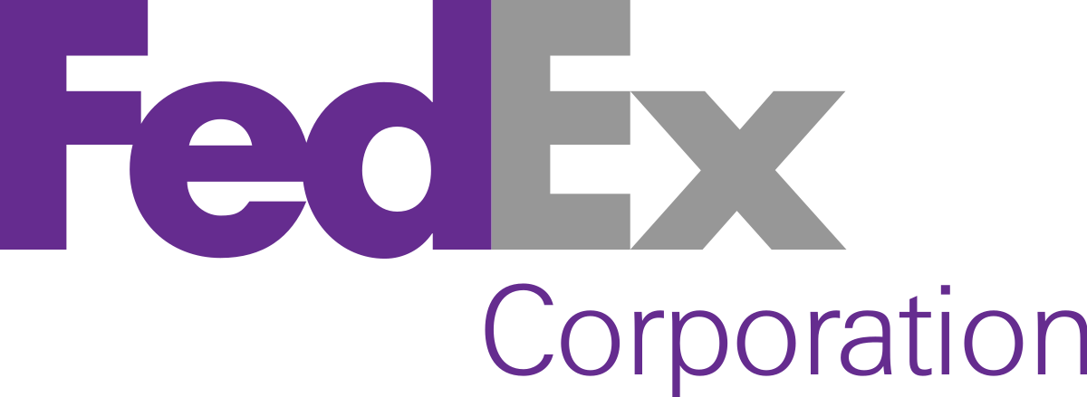 Fed Ex Corporation Logo Purple