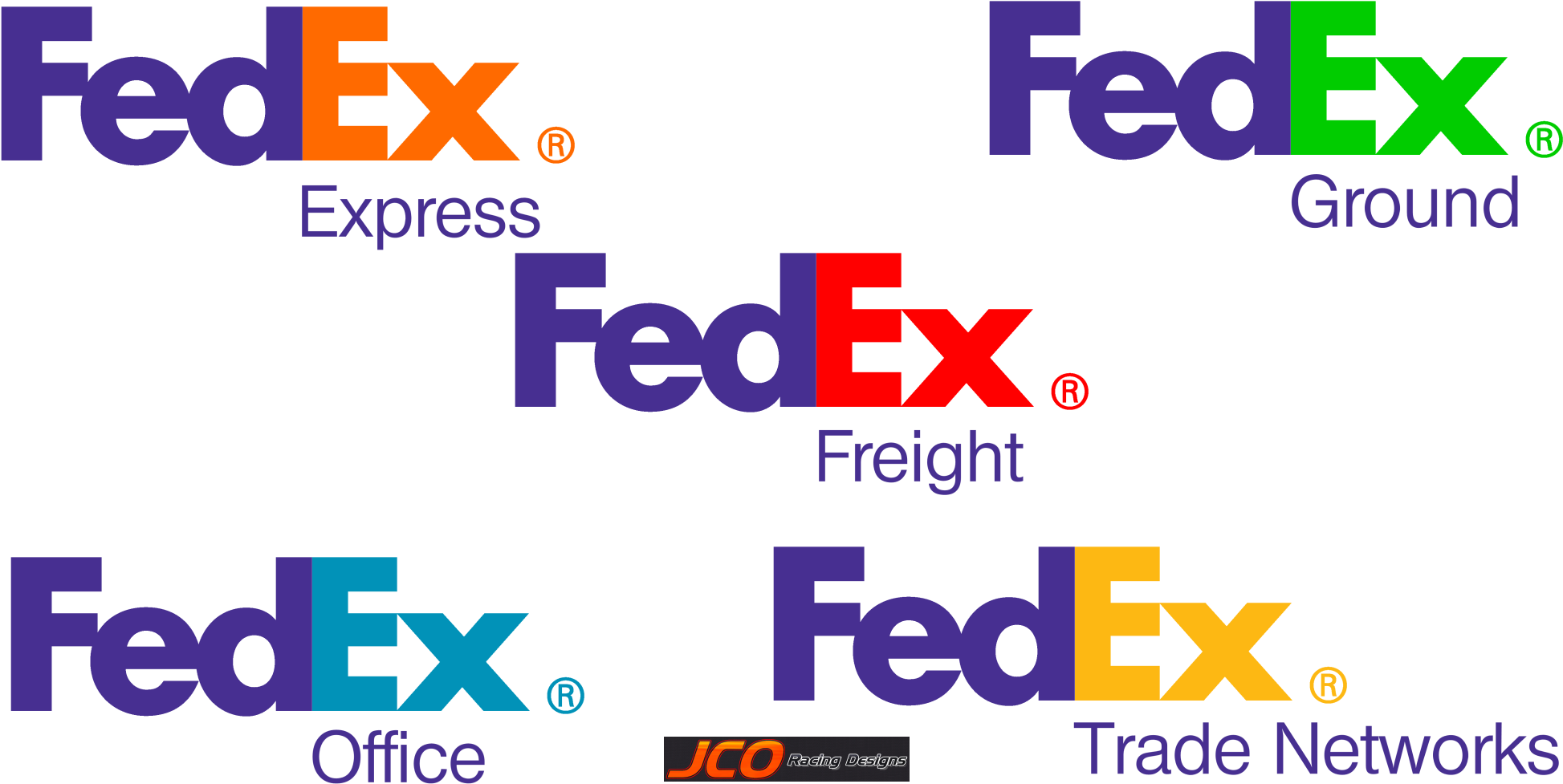 Fed Ex Logo Variations