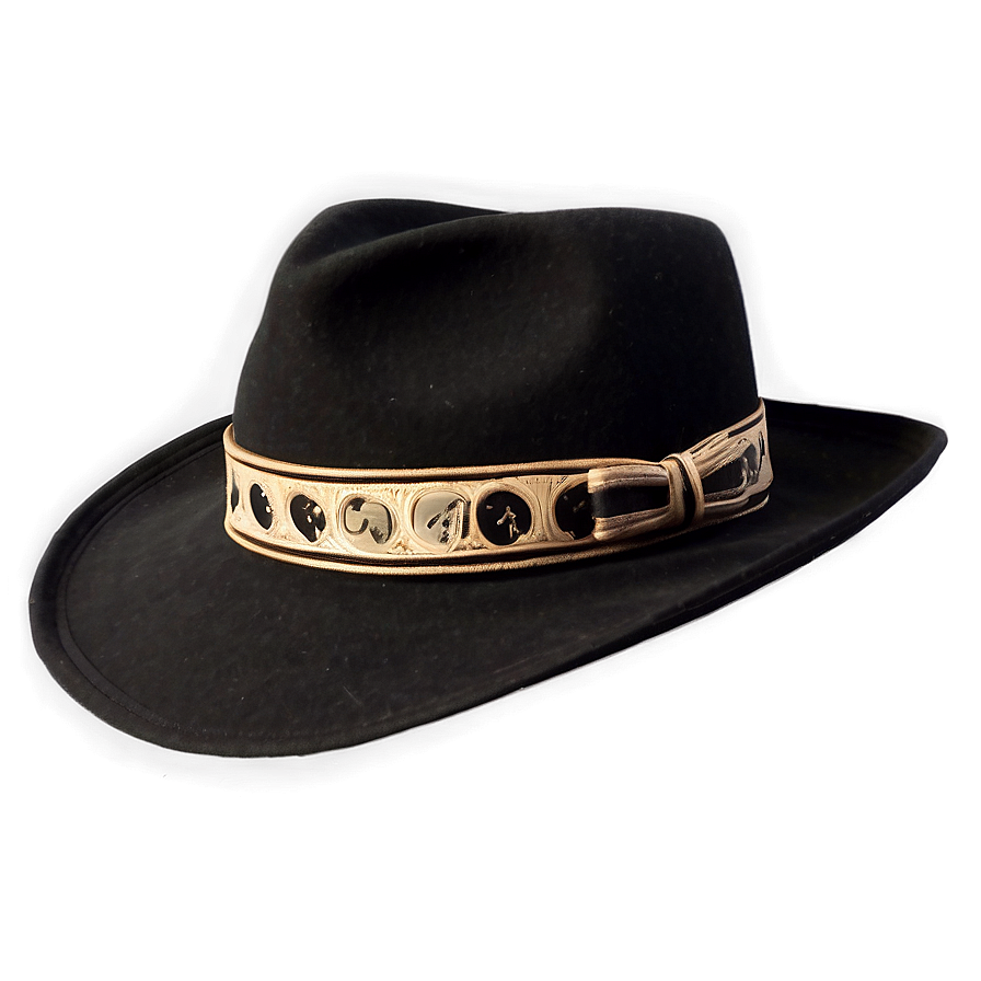 Fedora Hat With Band Png 47