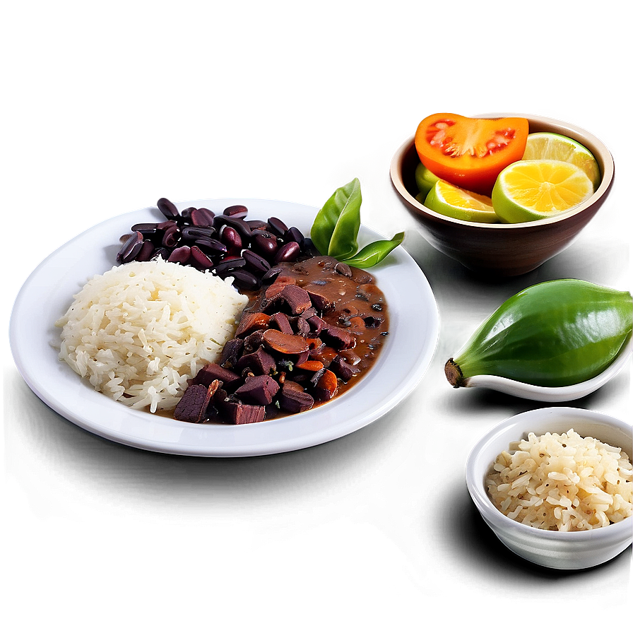 Feijoada With Rice Accompaniment Png 49