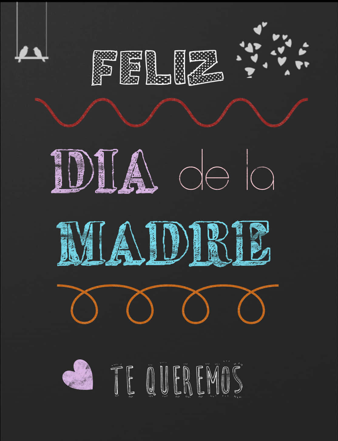 Feliz Diadela Madre Greeting Card