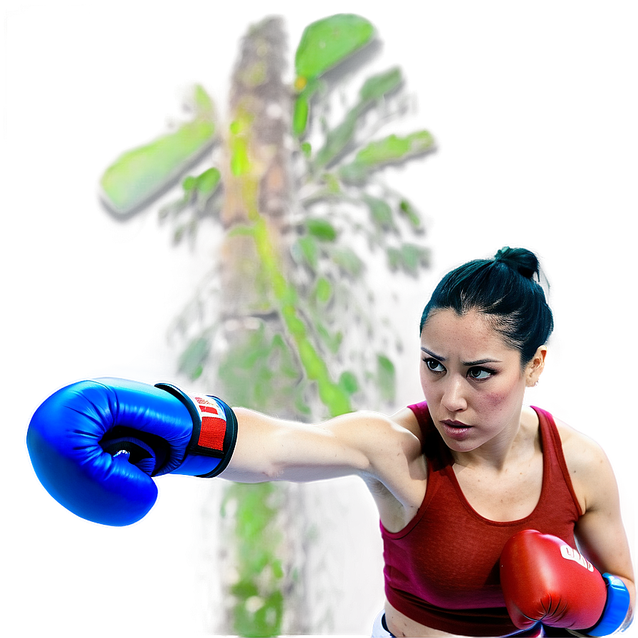 Female Boxer Athlete Png 40