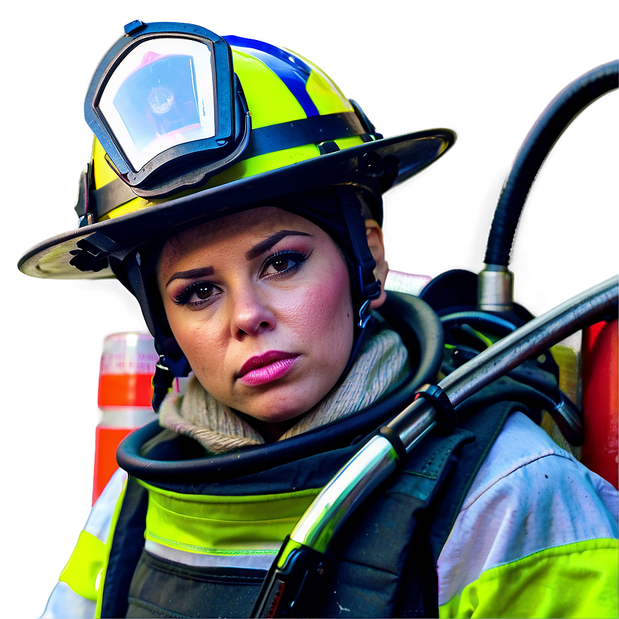 Female Firefighter Png 06252024