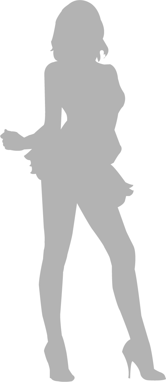 Female Silhouette Standing Pose