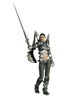 Female_ Warrior_ Armor_ Sword