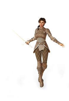 Female Warrior3 D Model Pose