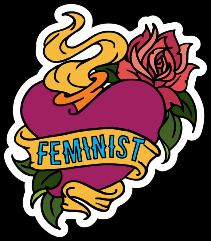 Feminist Heart Tattoo Design