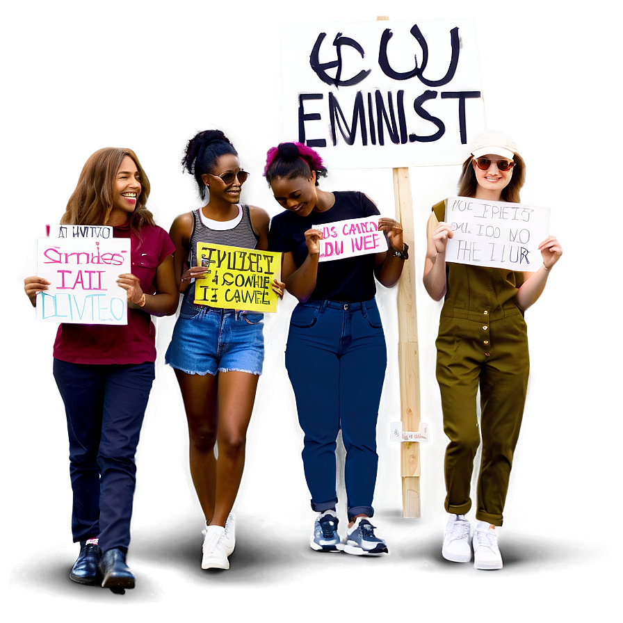 Feminist Picket Sign Png 06212024