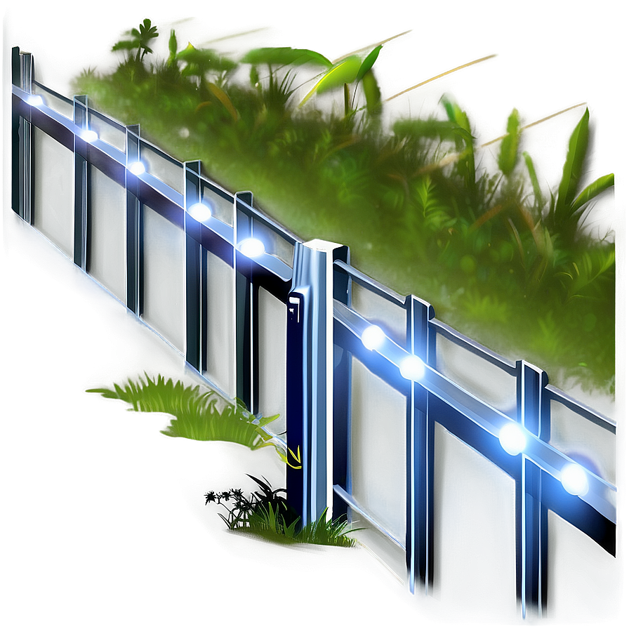 Fence With Integrated Lighting Png 7